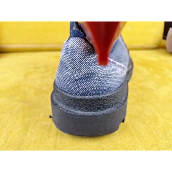 Zara Man Blue Black Denim Shoes Size 7-7.5 main image 15